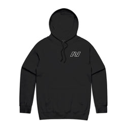 AV - "ESSENTIAL" HOODIE - BLACK