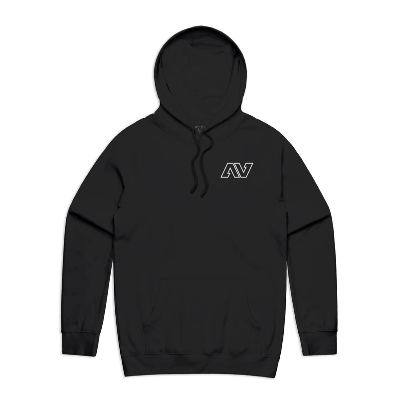 AV - "ESSENTIAL" HOODIE - BLACK