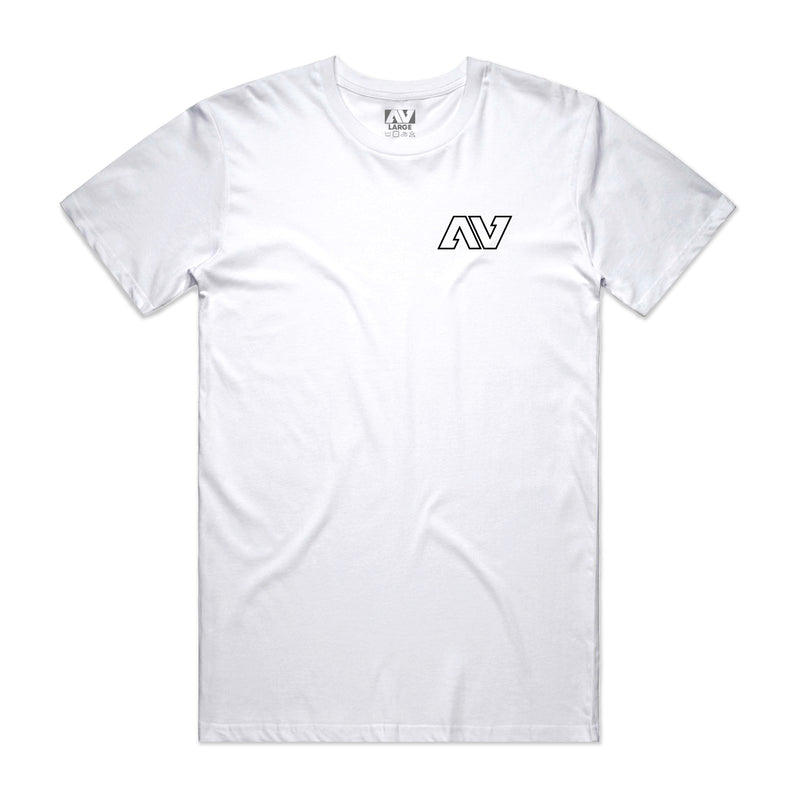 AV - "ESSENTIAL" TEE - WHITE