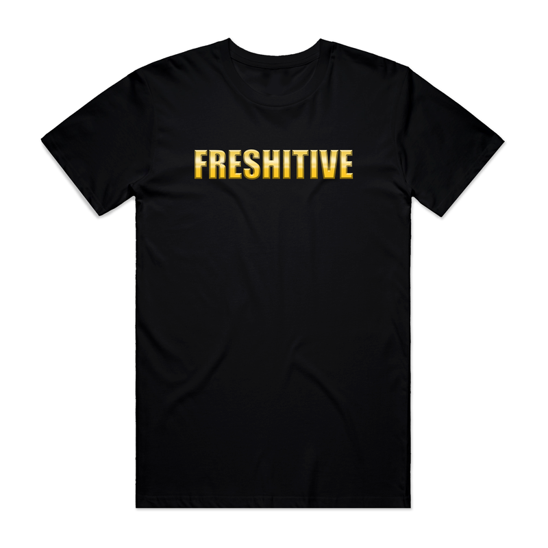 FRESHITIVE - "GOLD" TEE - BLACK