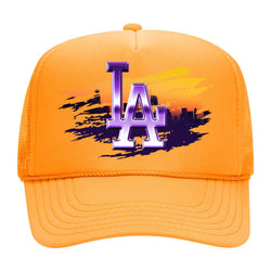 "LA LA" Foam Trucker - Gold