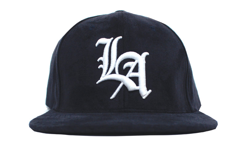 ANGELENO SUEDE SNAPBACK - NAVY