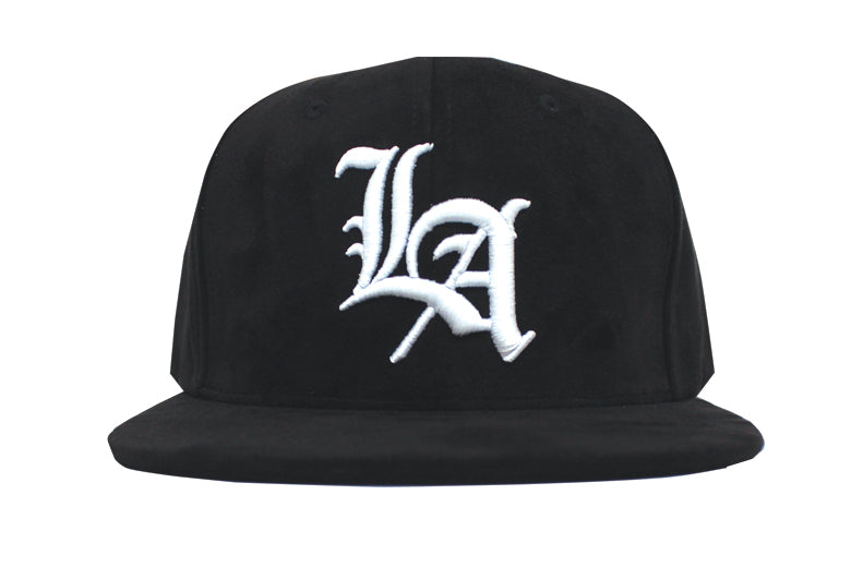 ANGELENO SUEDE SNAPBACK - BLACK